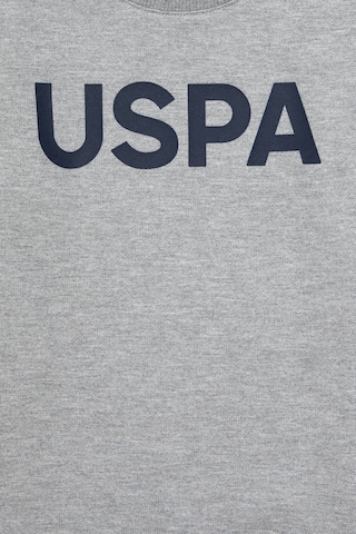 U.S. Polo Assn. Erkek Çocuk Gri Melanj Bisiklet Yaka Sweatshirt 50289143-VR086
