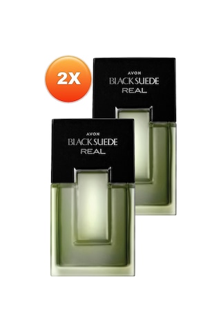 Avon Black Suede Real Erkek Parfüm EDT 2 x 75 ML