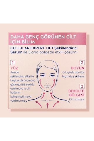 Cellular Expert Lift Şekillendirici Ve Sıkılaştırıcı Serum 30ml, Doğal Retinol Alternatifi Bakuchiol,kırışıklık Karşıtı