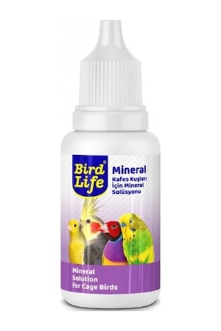 BİRDLİFE MİNERAL 25ML /Kuşlar için Mineral Takviyesi