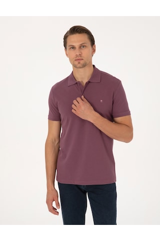 Pierre Cardin Erkek Mor Tişört Basic 50325323-vr038 Mor