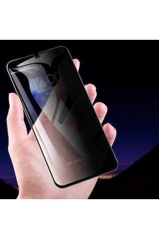 Zore Galaxy A22 4g Uyumlu New 5d Privacy Temperli Ekran Koruyucu