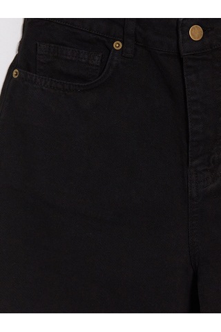 Lcwaıkıkı Petite Siyah Regular Fit Kadın Jean Şort