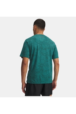 Under Armour Tech Tee Pixelate Erkek T-shirt 6005920-338 Yeşil