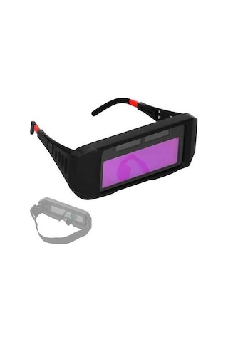 Dancemonkey Otomatik Kararan Güneş Enerjili Kaynak Gözlüğü - Güneş Gözlüğü Başlıklı Koruma