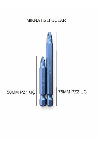 Bay-tec Yıldız Bits Uç 2'li Set