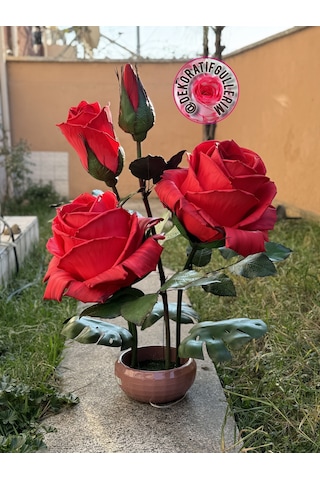 Favorite Kırmızı Lambader 112cm 2,5kg 220volt Dekoratif Organik