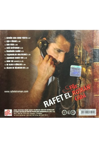 Müzik Cd Sidir - Plak Değildir Cd Rafet El Roman Bir Roman Gibi