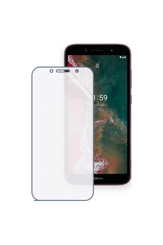 Nokıa C1 Plus Uyumlu Ön Yüzey Nano Şeffaf Hidrojel Ekran Koruyucu 68000462