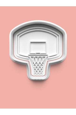 Basketbol Kurabiye Kalıbı Ve Şeker Hamuru Kalıbı 4'lü Set