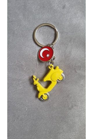 Motor Anahtarlık Sarı Motor Anahtarlık Sarı