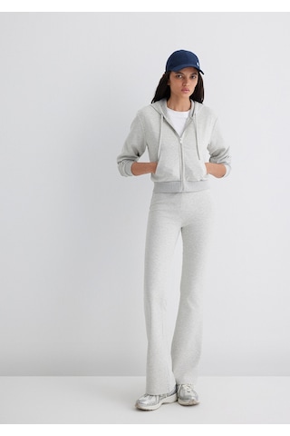 Mavi - Kapüşonlu Gri İnterlok Sweatshirt 1s10424-88467 Gri