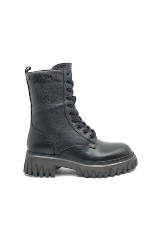 Hammer Jack 102-24640-z Sherly Uzun Postal Bot Hakiki Deri Kadın Bot Siyah