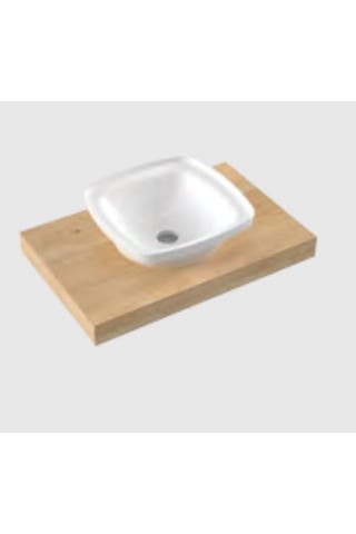 Serel Helios 46 x 46 CM Tezgah Üstü Çanak Lavabo Hl36D x s110H