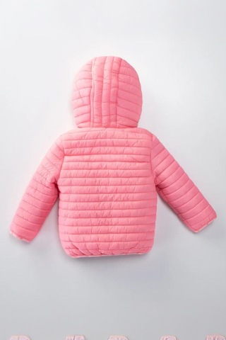 Miniğimin Cicileri 1-10 Yaş Kapitone Welsoft Astar Çocuk Kaban Mont - Pembe Pembe-53567