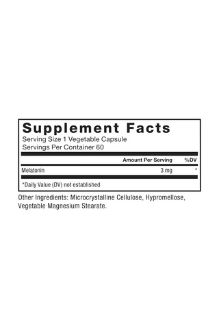 Force Factor 3mg, Drug-free Supplement, Vegan, Non-g...