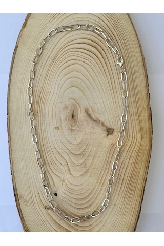 Paytak Moda Gümüş Rengi Zincir Kolye Unisex Zincir Kolye Pytkznckly242 Gümüş