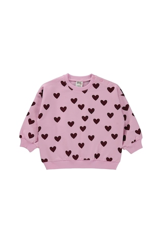 Civil Baby Kalp Empirme 6-18 Ay Takım - Pembe Pembe-bordo