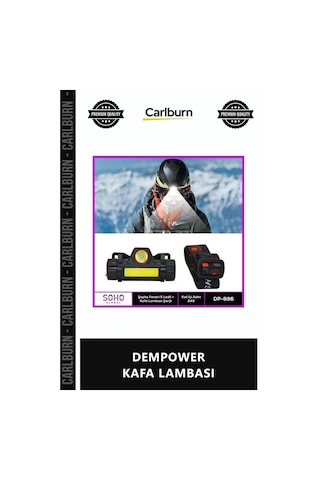 Özel Üretim Şarjlı Ledli Parlak Kamp Avcı Su Geçirmez Güçlü Fener Outdoor Dempower Kafa Lambası Diğer