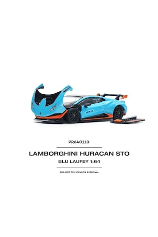 Pop Race 1/64 Lamborghini Huracan Sto Blu Laufey