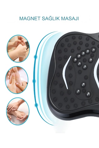 Reidan Pqcfm02 3d Titreşimli Egzersiz Cihazı Yüksek Hız Basen Aleti Siyah