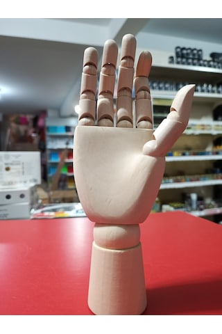 Ahşap El Mankeni Sağ El 20cm