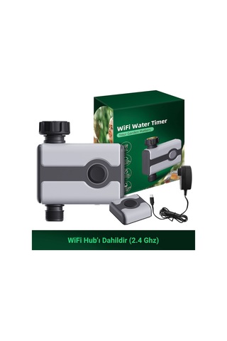 Akyol Garden 21187 Wi-fi Bağlantılı Bahçe Sulama Bilgisayarı Timer