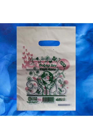 Bio Eczane Poşeti Baskılı El Geçme Poşet 25X35 Cm 1000 Adet 5 Kg