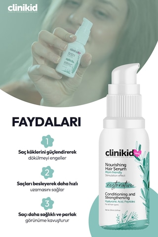 Anneler Için Onarıcı Ve Güçlendirici Saç Bakım Serumu