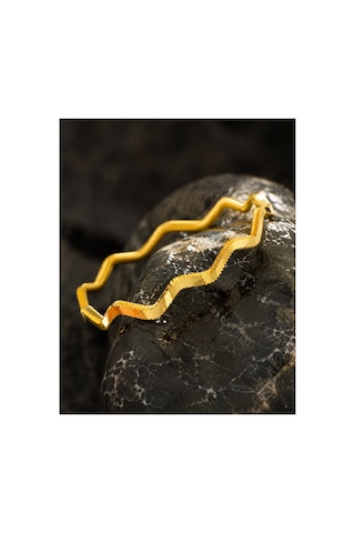 22 Ayar Zikzak Model Ajda Bilezik 10 Gr
