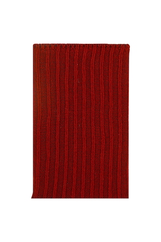 Ozzy Socks Kışlık Kadın Yünlü Bordo Renk Uyku Çorabı Soft Touch Bordo