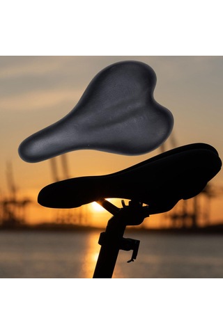 Homyl Çocuk Bisikleti Sele Tamir Parçaları Hafif Erkek Ve Kız Standart Siyah