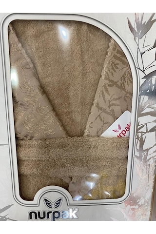 Nurpak Bambu Tek Bornoz Kahve Kahverengi