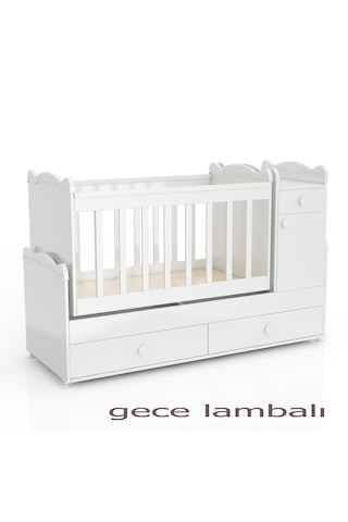 Patiko Sahra 970 Bebek Odası Takımı Beyaz