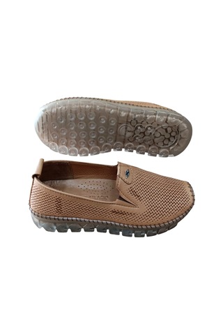Castle Black 22385 Kadın Hakiki Deri Comfort Casual Ayakkabı Taba Siyah