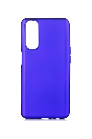 Realme 7 Kılıf Zore Premier Silikon Kapak Saks Mavi