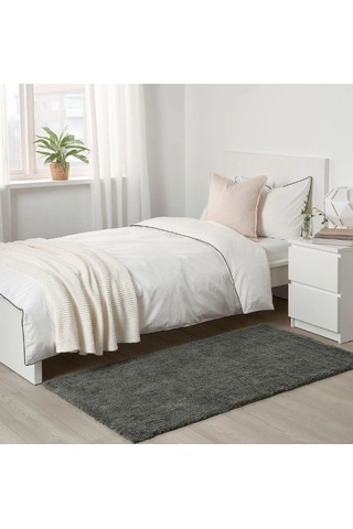 Ikea Lındknud Halı 80 X 150 Cm Koyu Gri - Koyu Yeşil Çok Renkli