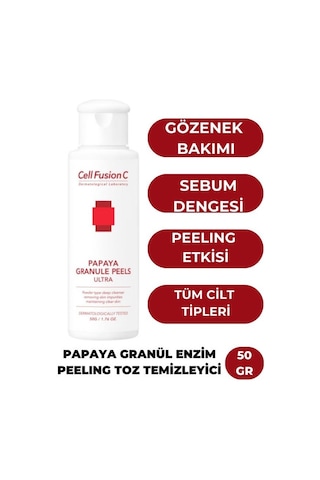 Cell Fusion C Papaya Granül Enzim Peeling Toz Temizleyici 50 G