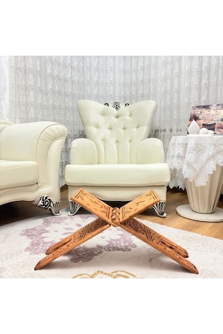 Ahşap Rahle Oymalı Büyük 65Cm