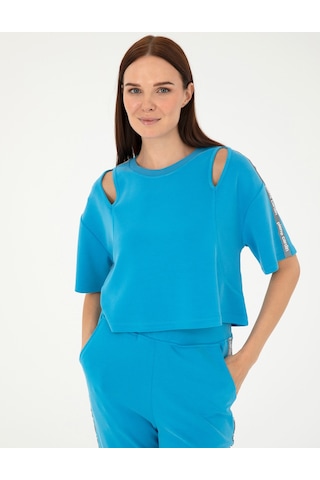 Pierre Cardin Kadın Mavi Sweatshirt 50283137-vr036 Mavi