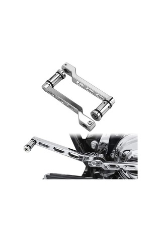 Fortunelane Harley Tri Glide/trikes Siyah İçin 2 Alüminyum Topuk Toe Dişli Vites Kolu Kaydırma Peg Siyah