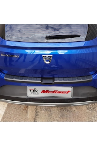 Dacia Sandero Arka Tampon Eşiği Mat Siyah 2021 Ve Sonrası Uyumlu