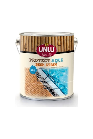 Ünlü Protect Aqua Su Bazlı Deck Stain 5L