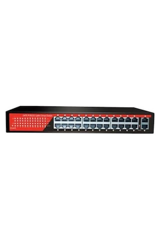 Ezcool 24port Ez-24psf Gıgabıt 2-sfp 320w Poe Yönetilemez Swıtch