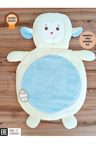 Bebek Alt Açma Minderi & Kuzu Nakış İşlemeli / Bebek Oyun Matı & Bakım Örtüsü /doğum Hediyesi