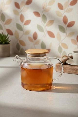 Bambum Taric - Cam Demlik 1500ml Şeffaf