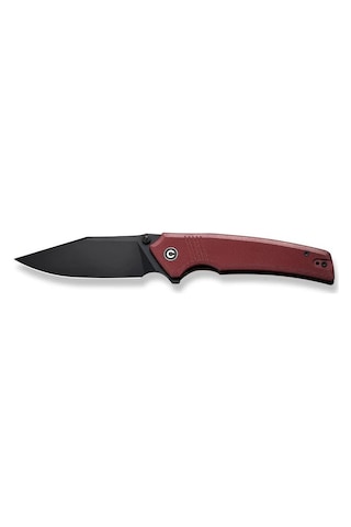 Civivi Tranquil Flipper & Thumb Stud Knife Burgundy G10 Handle Kamp Çakı Bordo