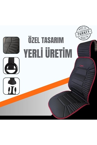 Space Oto Koltuk Minderi, Audi Araçlara Uyumlu 2'li Set Özel Tasarım Minder Premium 001
