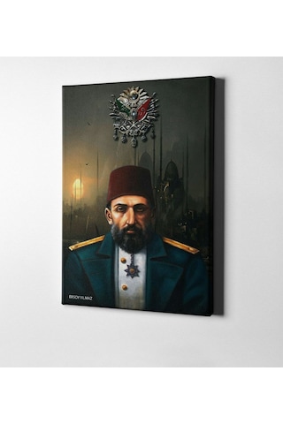 Kişiye Özel Sultan Iı Abdülhamit Han Kanvas Tablo 50 X 70 Cm. 3