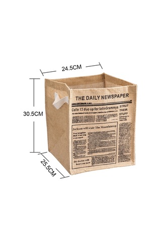 Sones Katlanabilir Jüt Saklama Kutusu İç Çamaşırı İçin Sıralama Sepeti The Daıly Diğer